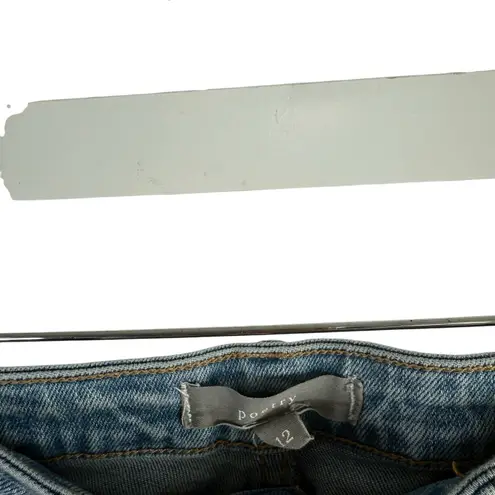 Poetry Dylan High Rise Straight Jeans Light Wash Ankle Capsole Womens UK 12 US 8