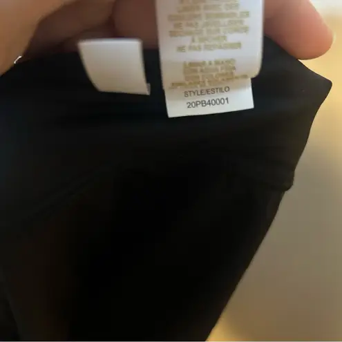 Anne cole Live in Color Soft Band Skirted Swim Bottom Black Mini 22W NWT