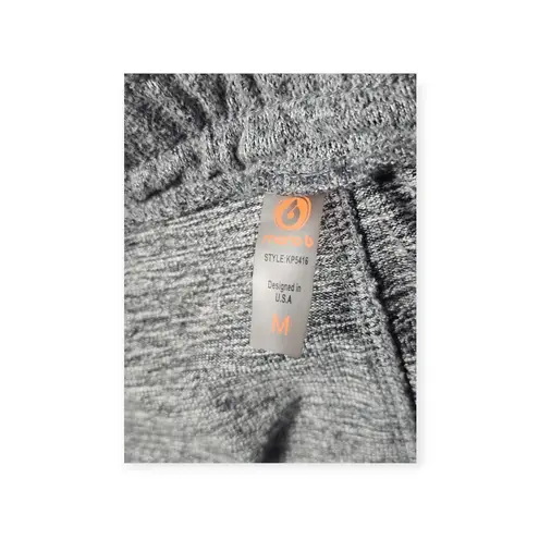 Mono B Lounge Shorts & Dolman Top Set M Brushed Gray Size M