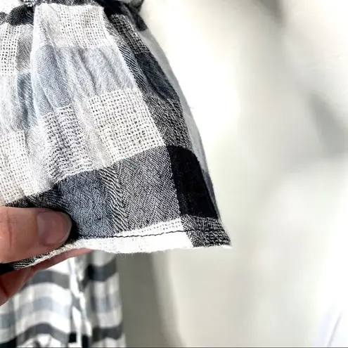 Love In Buffalo Check Off the Shoulder Dress Size Small