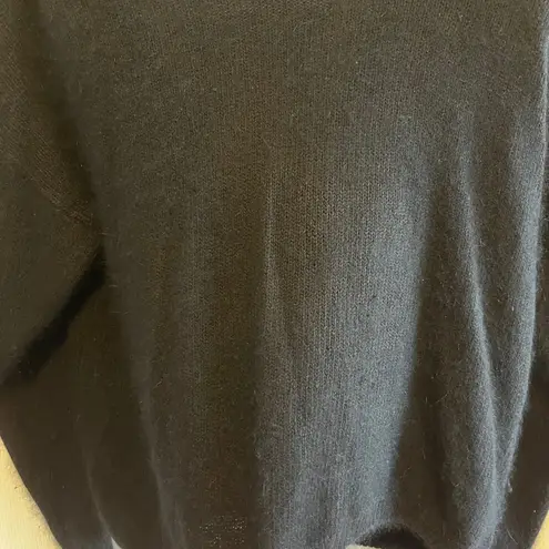 Women's VTG Black Beaded Gemstone Embellished Cardigan Sweater Size 22/24 Silk