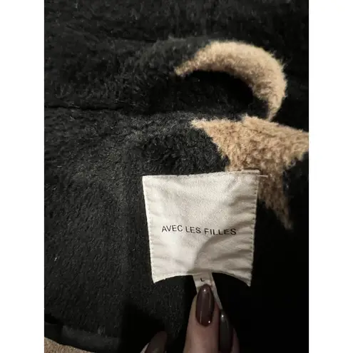 Avec Les Filles Star-Print Coat Women's Size Large Saks 5th, Nordstrom