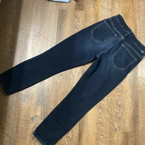 MOTHER HIGH WAISTED LOOKER IN COFFEE TEA OR ME HIGH WAISTED SKINNY STRETCH DENIM Blue Size 26
