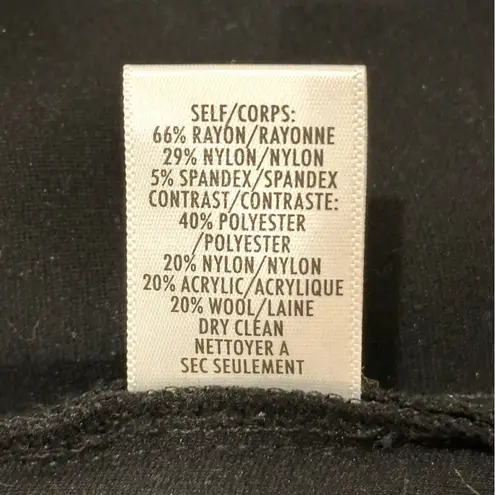 Bailey 44 Britto Jacket Asymmetrical Buttons Military Knit Wool Black XS Chic