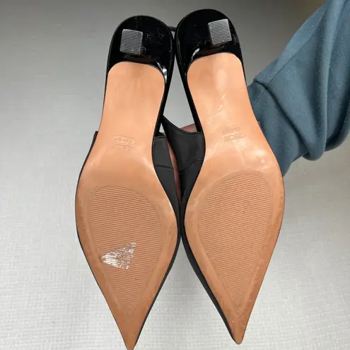 ASOS Design Women's Black Samber Slingback Pointed Toe Heel Pumps Size 7