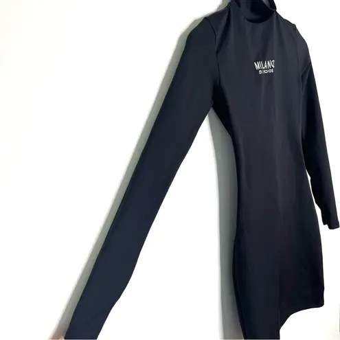 Milano Di Rouge Etae Black Long Sleeve Dress Size XS