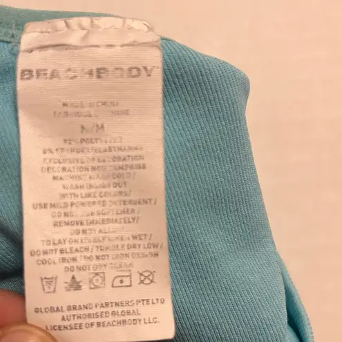 Beach Body Sports Bra Blue Women’s Reveal Mesh Sports Bra Sz M GUC Size M