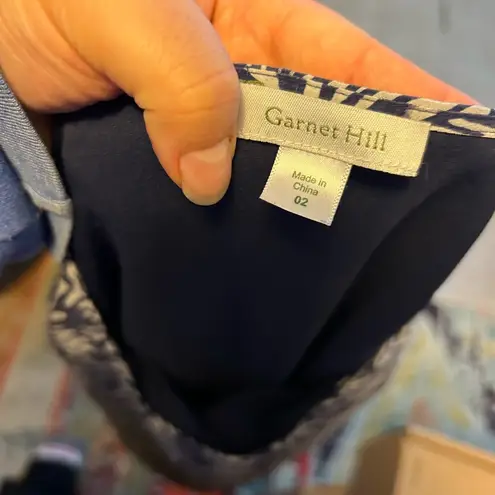 Garnet Hill SILK 3/4 SLEEVE DRESS