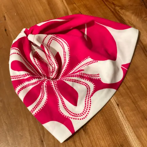 Skida Womens S/M Pink & White Floral Lightweight Running Hat Ski Outdoors Hiking