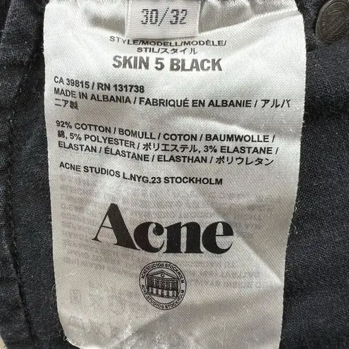 Acne Studios Skin 5 Black Jeans Sz 30/32