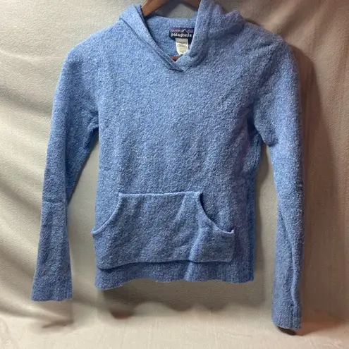 Patagonia Blue 80% Merino wool pull over size small