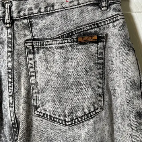 VTG PS Gitano Women's 18 Regular Acid Wash High Waisted Mom Jeans 100 Cotton Gray