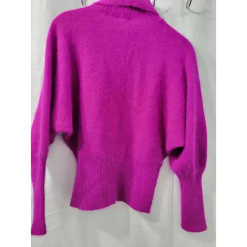 Vintage Richard & Co Lambswool & Angora Rabbit Hair Women's Size Small Sweater Pink
