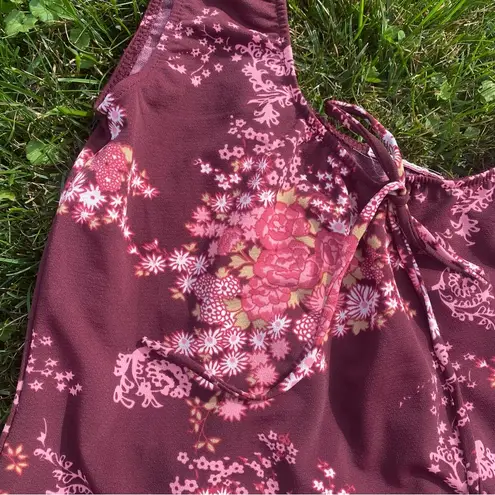 Vintage Cropped Floral 90s Top