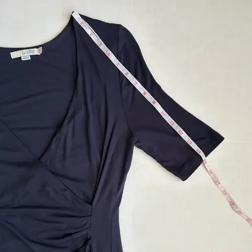 Boden USA Boden Women’s Navy Blue Wrap Style V-Neck ½ Sleeve Dress 10R