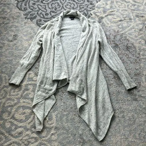 C by Bloomingdales Cashmere Drape Cardigan Gray XL