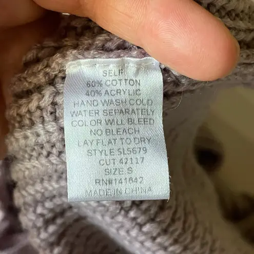 Amor Adore Boutique cold shoulder knit pullover sweater size S small