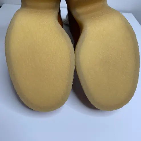 Chloé Jamie Sock Platform Chelsea Almond Boot Luminous Ochre New Size 41