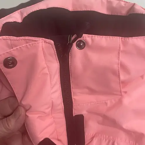 FREE SOLDIER Women’s Waterproof Ski Snow Rain Jacket Medium Pink Fleece New Pink