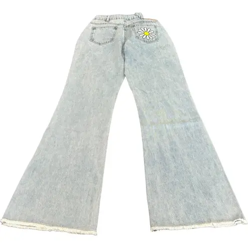 Princess Polly  Denim Flare Jeans with cute graphics