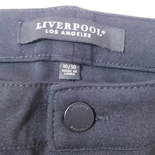 Liverpool Los Angeles Black High Rise Skinny Pants Stretchy Casual Travel Work