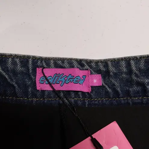 Edikted  Denim Mini Wrap Skort Y2k Club Size M