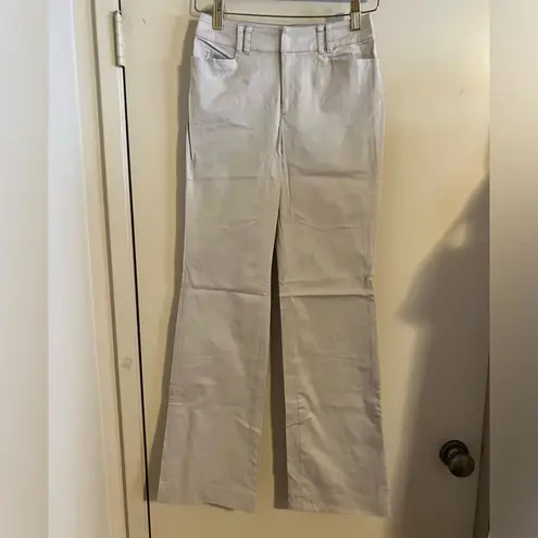 Saint Dark Khaki Pants Bell Bottom Flares Dress Slacks Casual Made in Japan Size XS