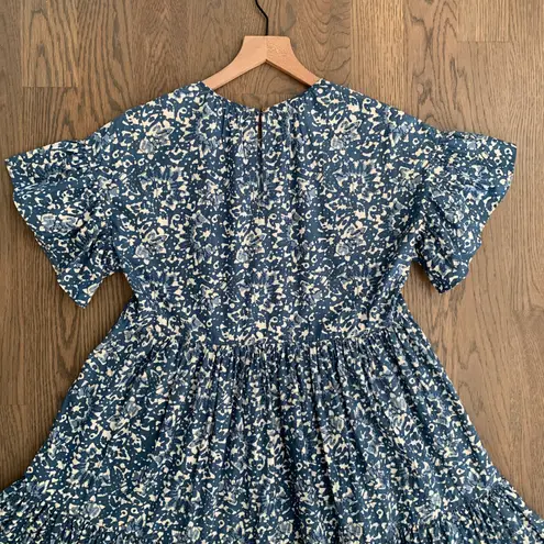 Ulla Johnson NWT Rosemarie in Blue Batik Print Cotton Size 2