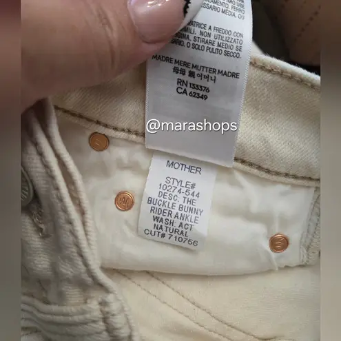 Mother Denim The Buckle Bunny Rider Ankle in Act Natural Size 26