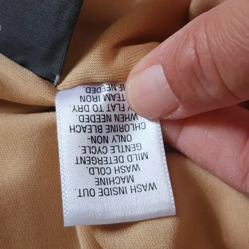 Simply Vera Gray Ivory Whimsical Print Chiffon Wrap Skirt Size Medium