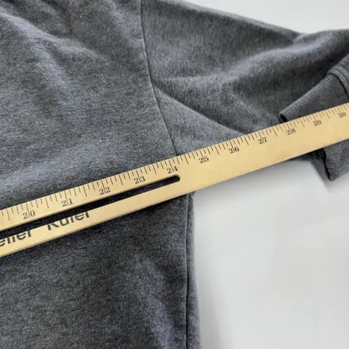 Minden Chan Pullover Sweater Womens Small Gray V Neck High Low Hem Slouchy