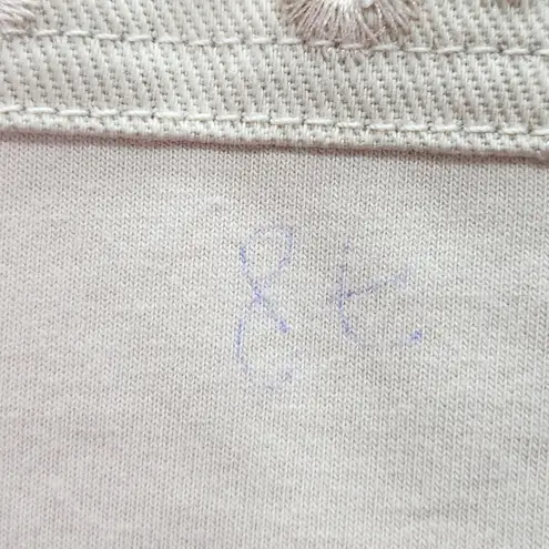 Belle by Kim Gravel Eyelet Jacket Womens Small Sand Bar Flower Knit Sleeves