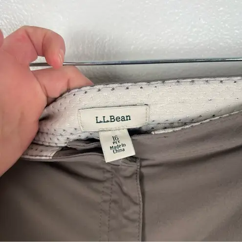 L.L. Bean Cropped Nylon Outdoor Pants Sz 16P