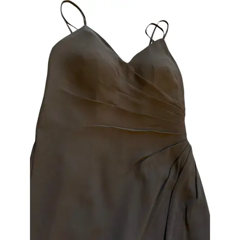 Morilee Madeline Gardner Black Surplice Gown Size 6