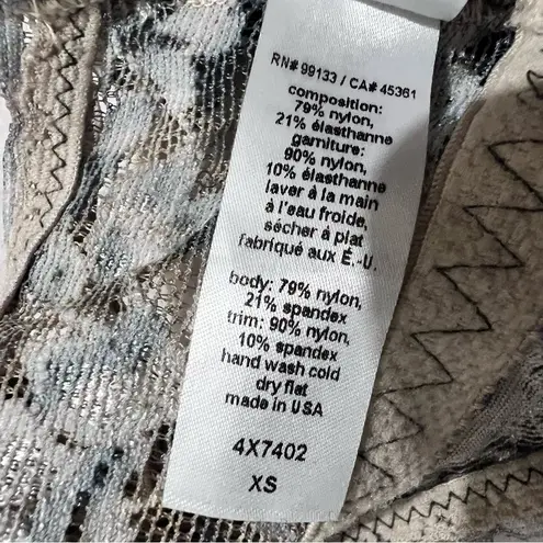 Hanky Panky Black and Brown Leopard Print Bralette Y2K :Box OW2: