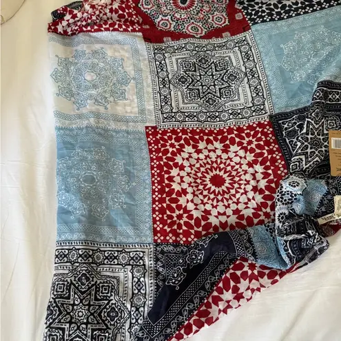 Michael Stars Swim Wrap Skirt CoverUp NWT 4th of July