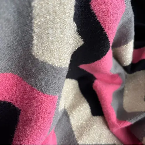 Milly of New York Sparkle Zig Zag Dress Black Size M