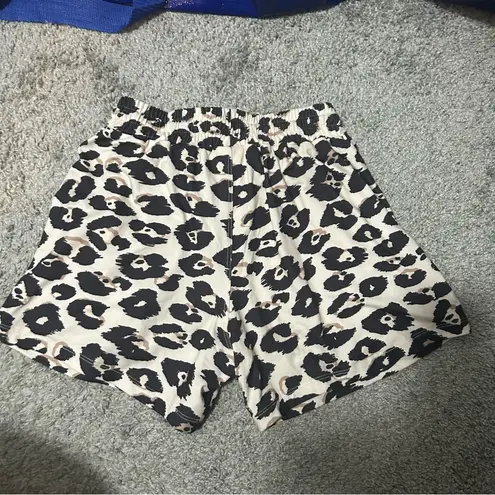 Cheekys Cheetah Shorts SMALL Brown