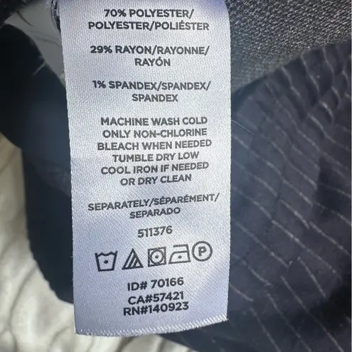 Loft  Blue and White Striped Drawstring Pants Size Medium