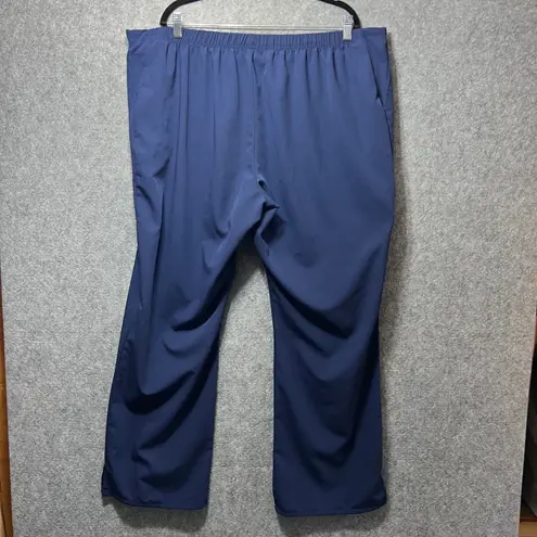 Jockey Scrub Pants 2X Navy Blue Drawstring Cargo Pocket Comfort Fit Size XXL