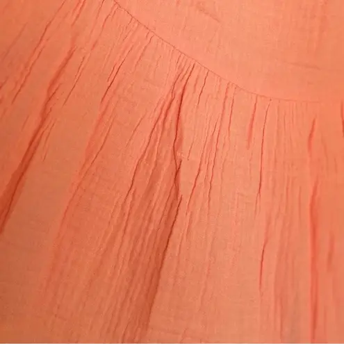 Caslon XL Cotton Gauze Tank Top NWOT In Coral Adjustable Strap