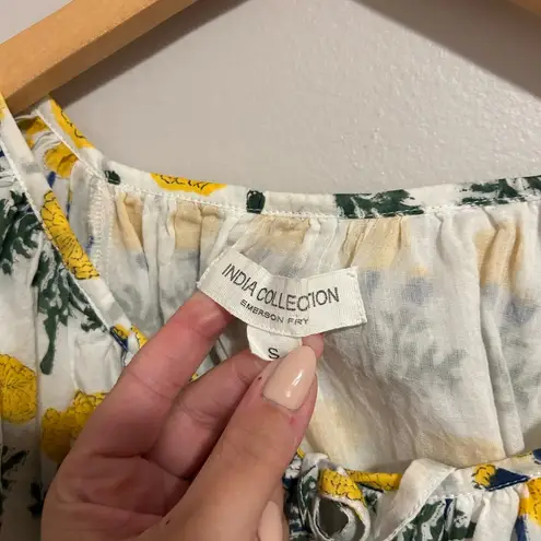 Emerson Fry Lucy Blouse in Big Marigolds size Small (S) White