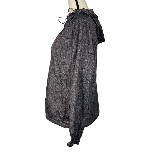 prAna Medium Callista Womens Windbreaker Jacket Full-Zip Hooded Pockets Cinch