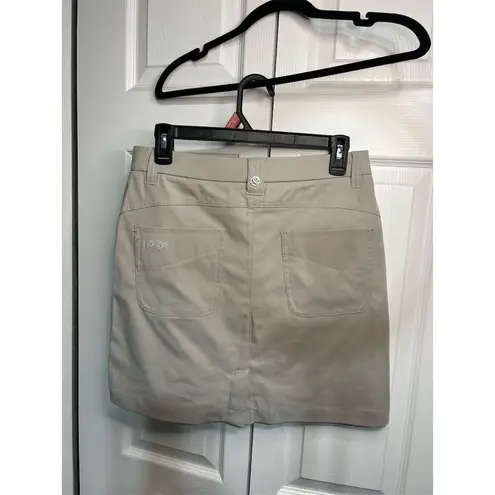 Daily Sports Women's Beige Skort Size M Short Casual with Pockets Tan Size M