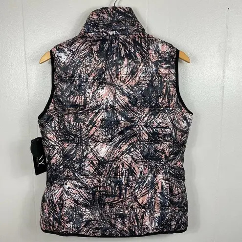NWT Andrew Mac Performance Pink & Black Puffer Vest