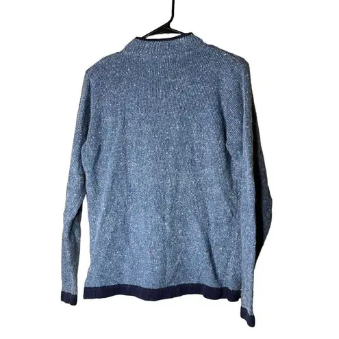 Victoria Jones Vintage Petite Ugly Christmas Sweater Embroidered Size Medium Pet