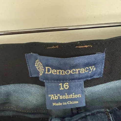 Democracy Women’s 16 Ab Solution Dark Wash Ankle Jeans