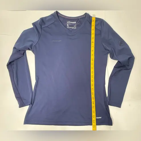 Mammut Sertig Long Sleeve Shirt Women’s Size M Blue Hiking Running Polartec Size M