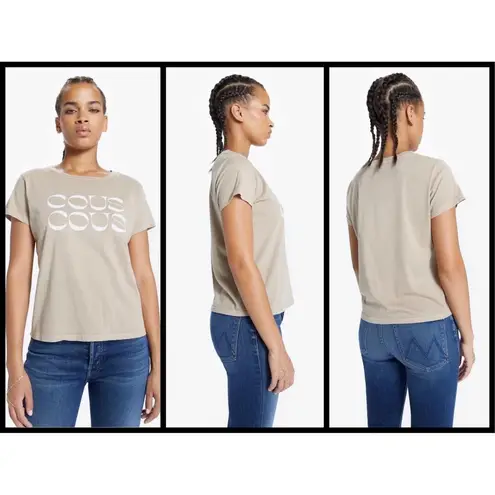 💕MOTHER💕 Boxy Goodie Goodie Tee ~ Cous Cous Size XS
