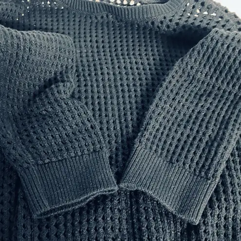 Calvin Klein Comfy and Classic Black Sweater Wax Coated Pullove Women’s PXL Size undefined